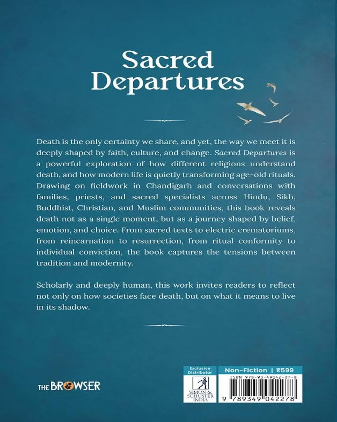 Sacred Departures: The Sociology Of Death And Dying by Veenat [Paperback]