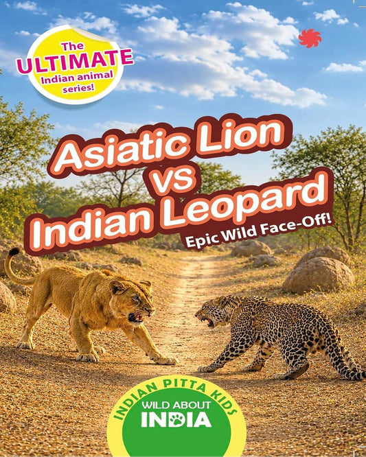 Asiatic Lion Vs Indian Leopard by Juggernaut Books [Paperback]