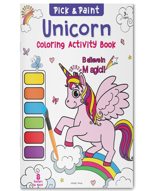 Pick and Paint Coloring Activity BookÂ For Kids: Unicorn by Wonder House Books [Paperback]