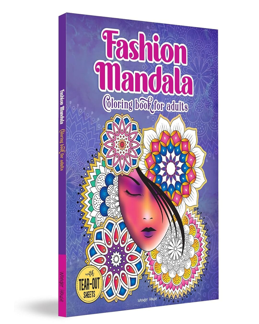 Fashion Mandala Coloring Book For Adults by Wonder House Books [Paperback]
