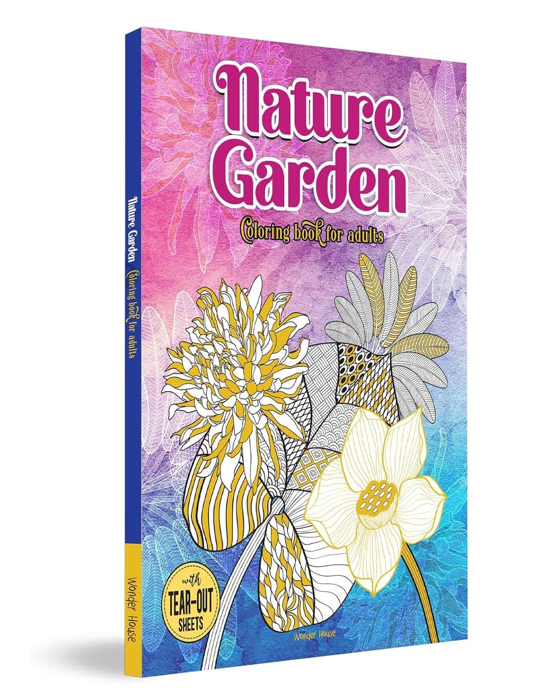 Nature Garden Coloring Book For Adults by Wonder House Books [Paperback]