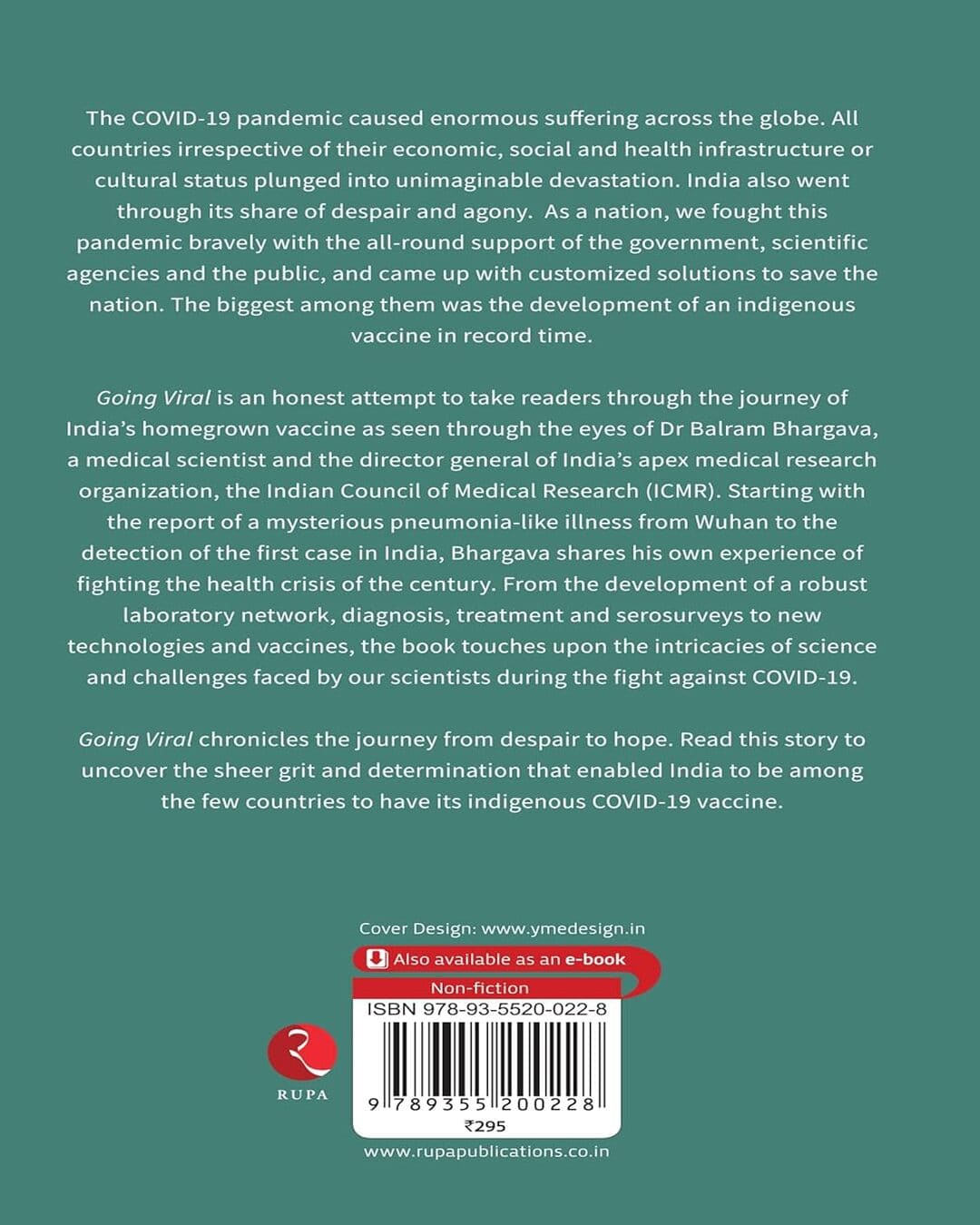 GOING VIRAL MAKING OF COVAXIN: THE INSIDE STORY (THE VACCINE WAR)  by Balram Bhargava [Paperback]