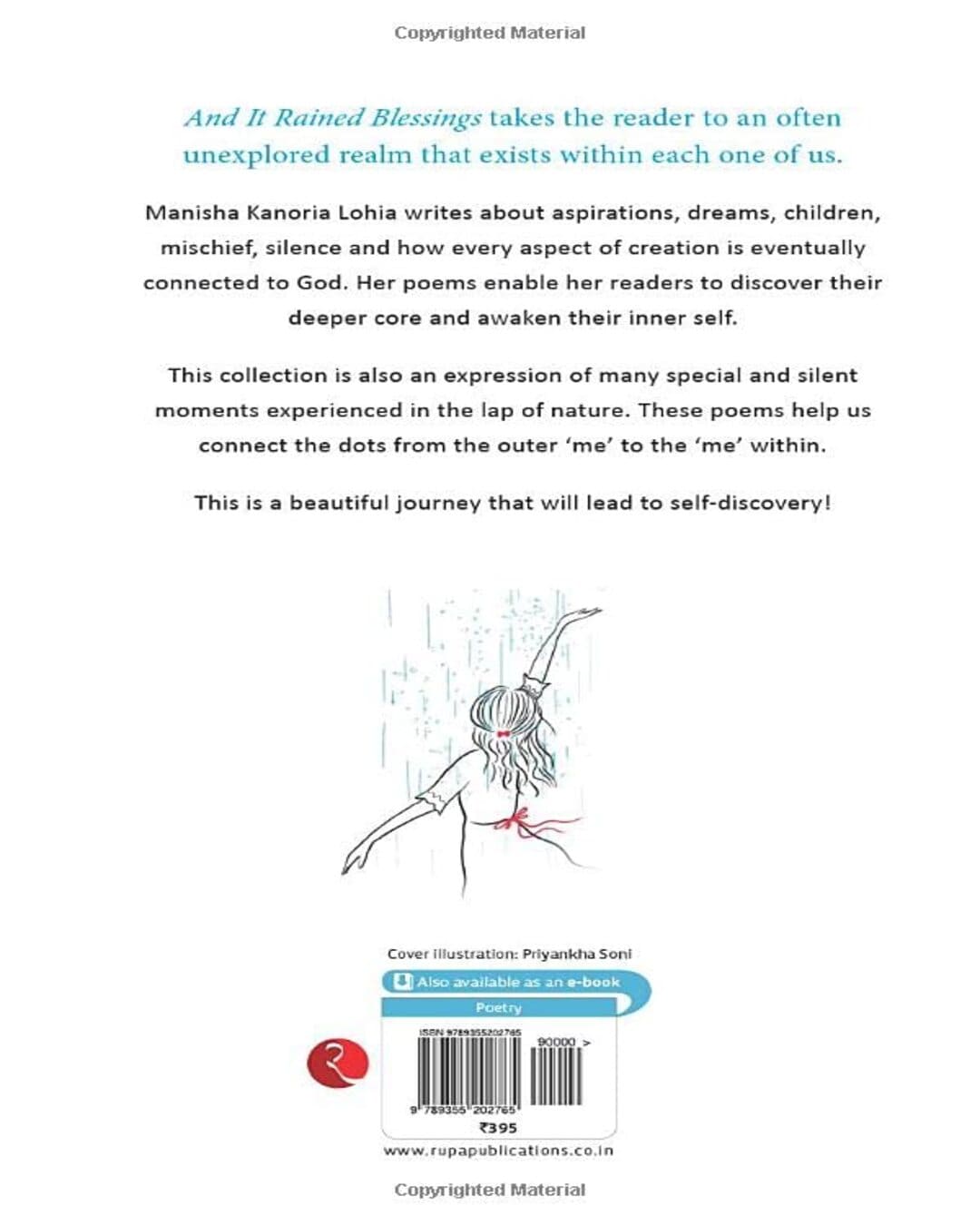 And It Rained Blessings by Manisha Kanoria Lohia [Hardcover]