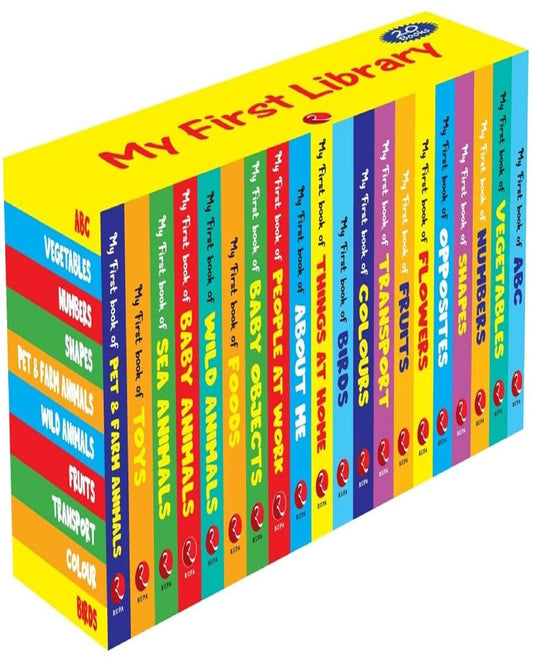 My First Library - Set of 20 Books (Box set) - Kids Learning Board books - Children growth and development book [Hardcover]