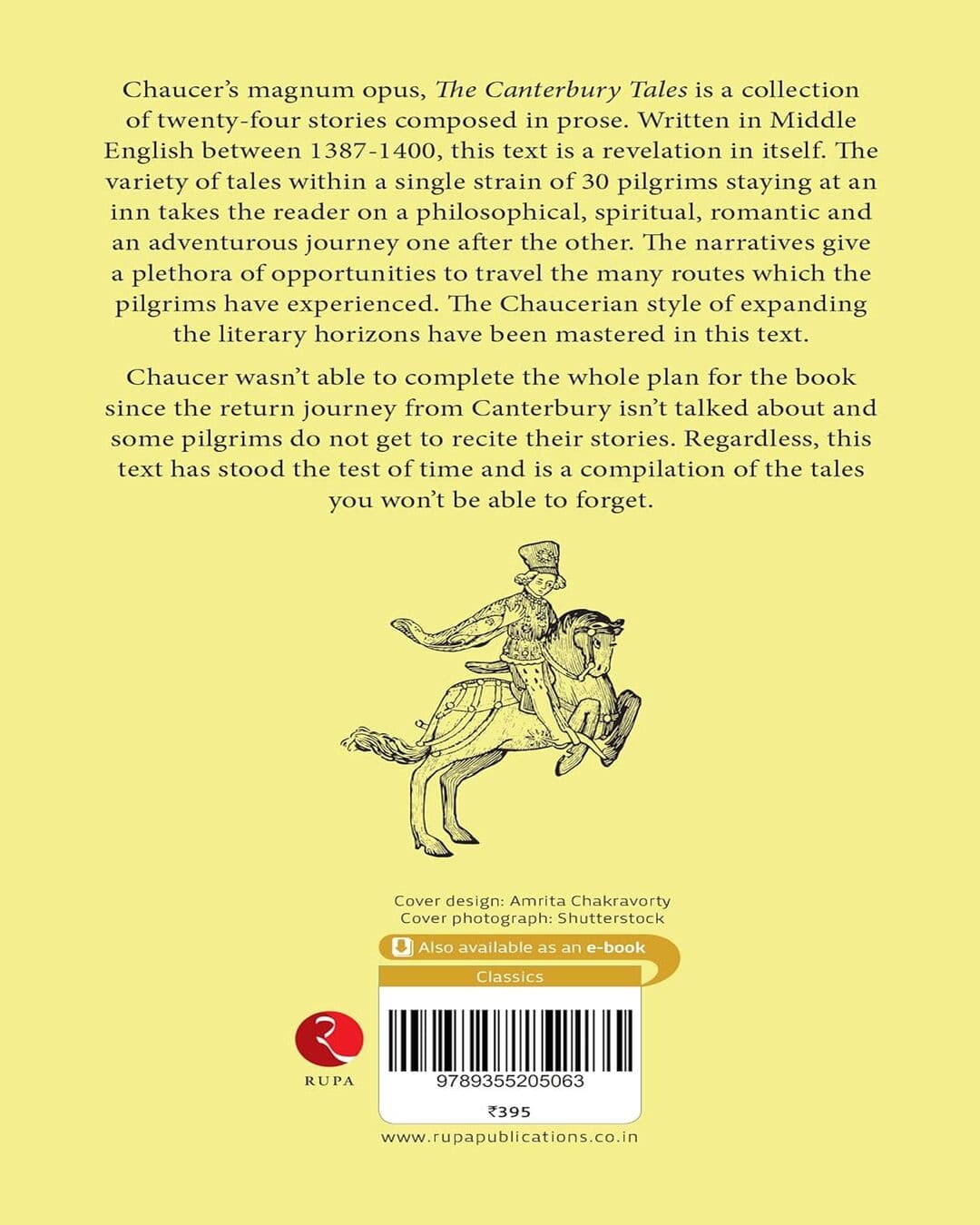 THE CANTERBURY TALES by Geoffrey Chaucer [Paperback]