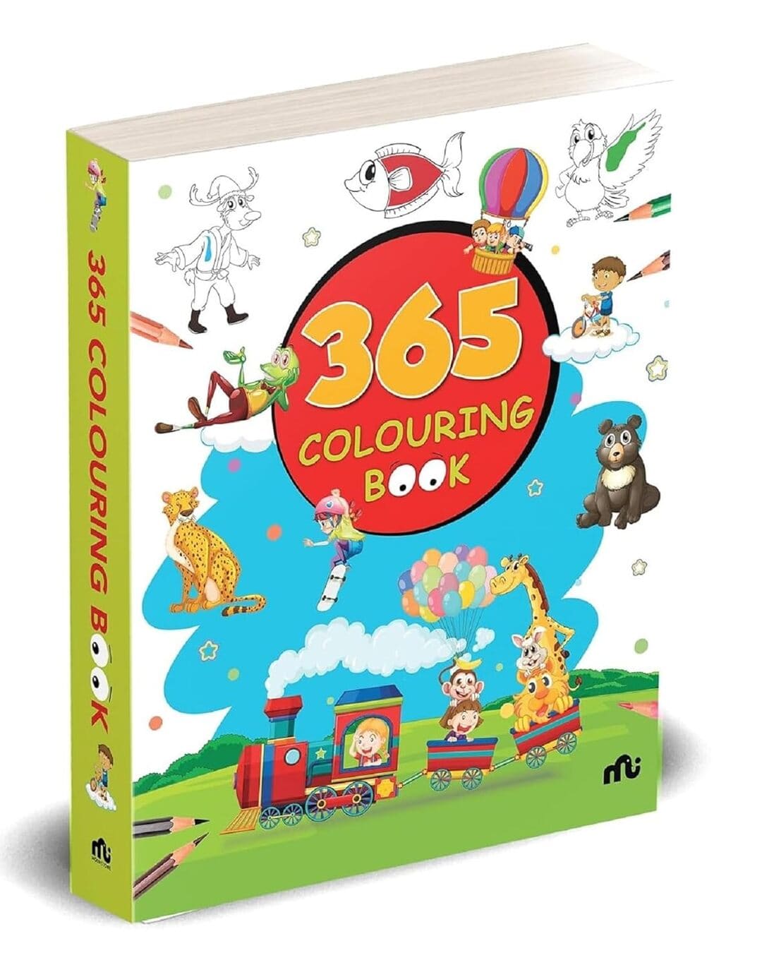 365 Colouring Book for Kids - Painting and Drawing Book with 365 Big Pictures [Paperback]