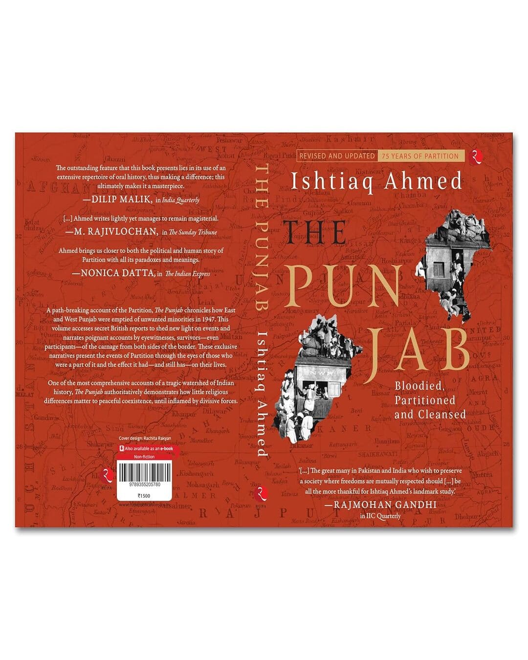 THE PUNJAB: Bloodied, Partitioned and Cleansed  (revise Edition) by Ishtiaq Ahmed [Paperback]
