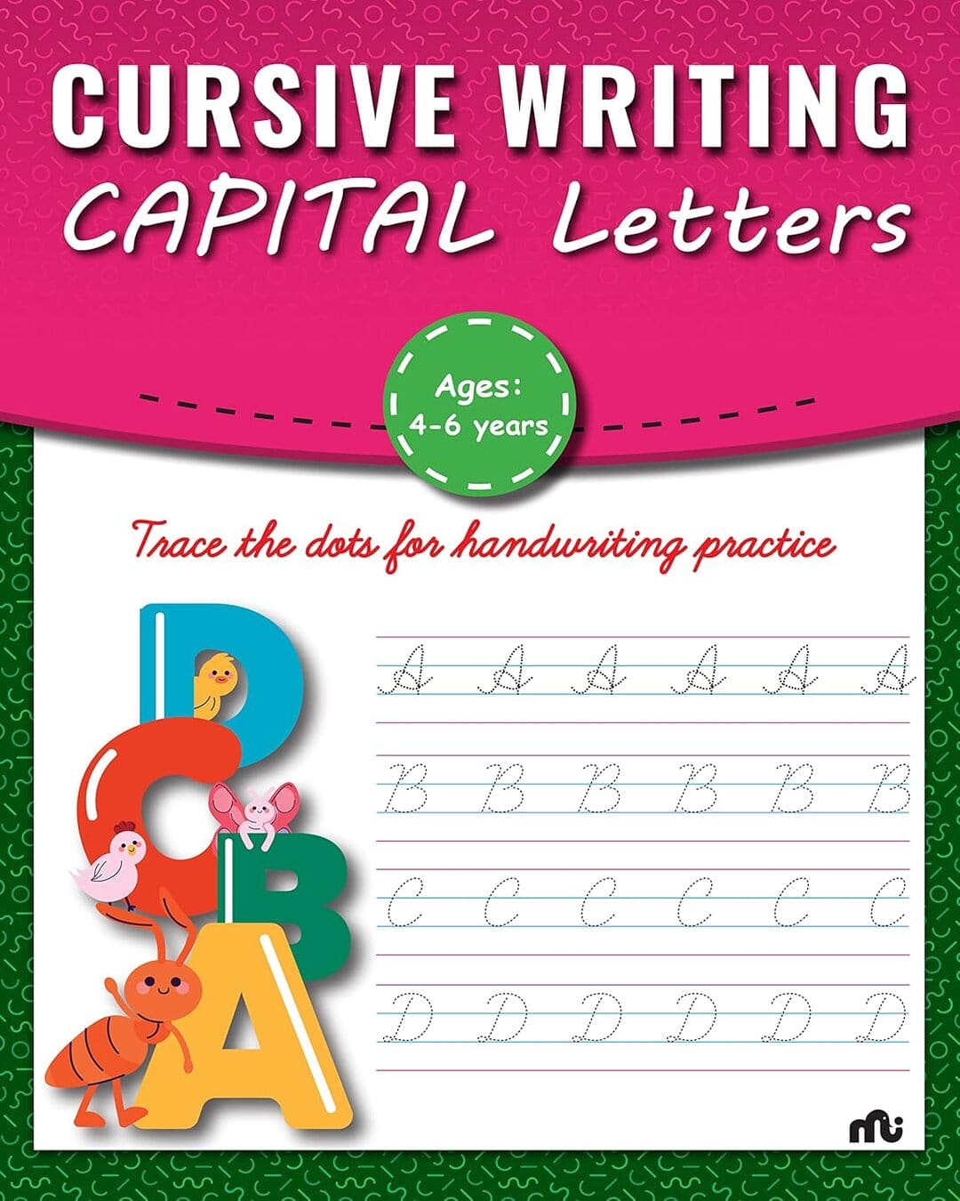 Cursive Writing : Capital Letters by Moonstone [Paperback]
