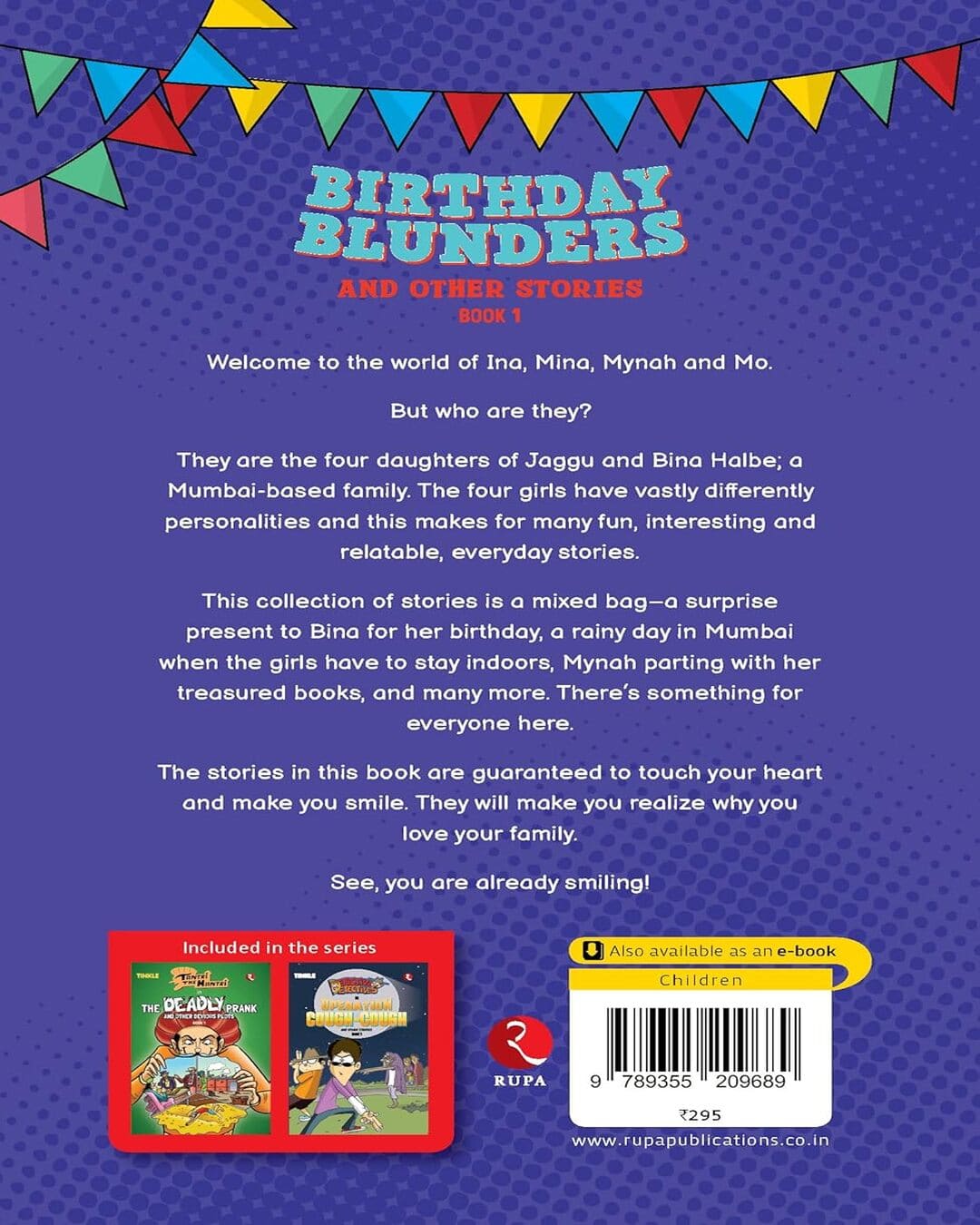 Ina Mina Mynah Mo Birthday Blunders and Other Stories: Book 1 [Paperback]