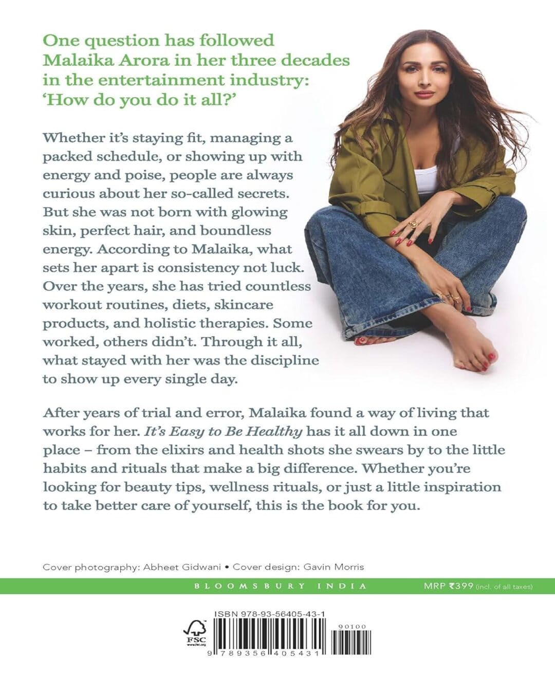 Its Easy To Be Healthy by Malaika Arora [Paperback]