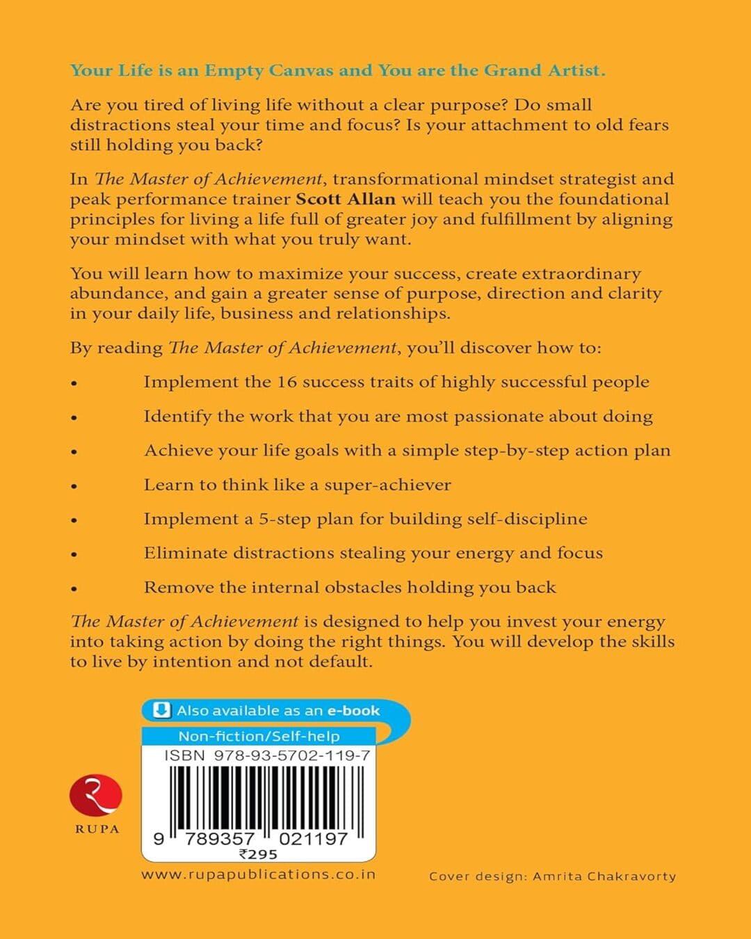 The Master Of Achievement by Scott Allan [Paperback]