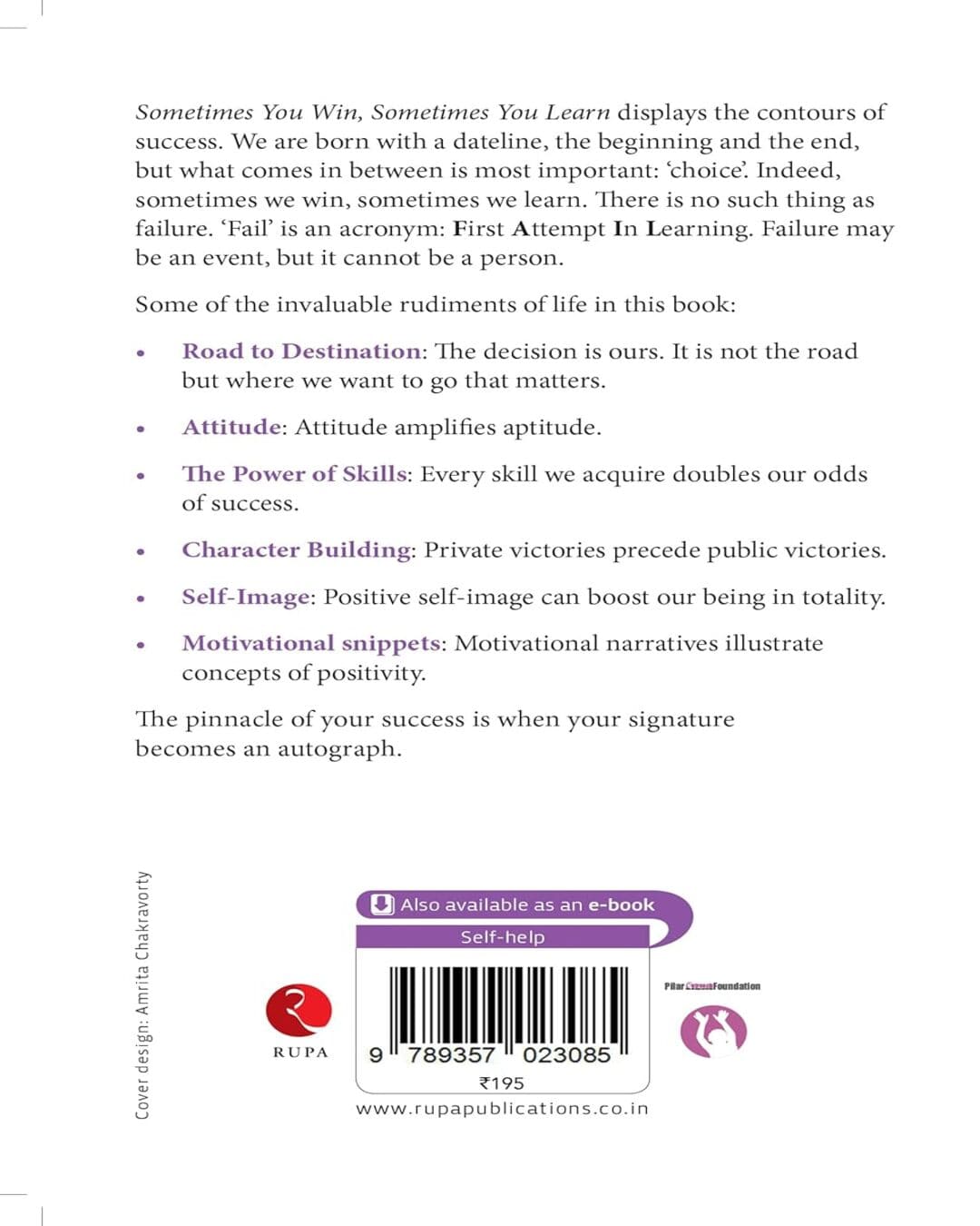 Sometimes You Win, Sometimes You Learn Your Road to Success by Terry O’Brien [Paperback]