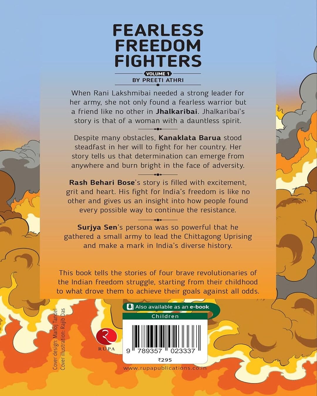 Fearless Freedom Fighters Vol. 1 : Adapted from Original ACK Comics by Preeti Athri [Paperback]