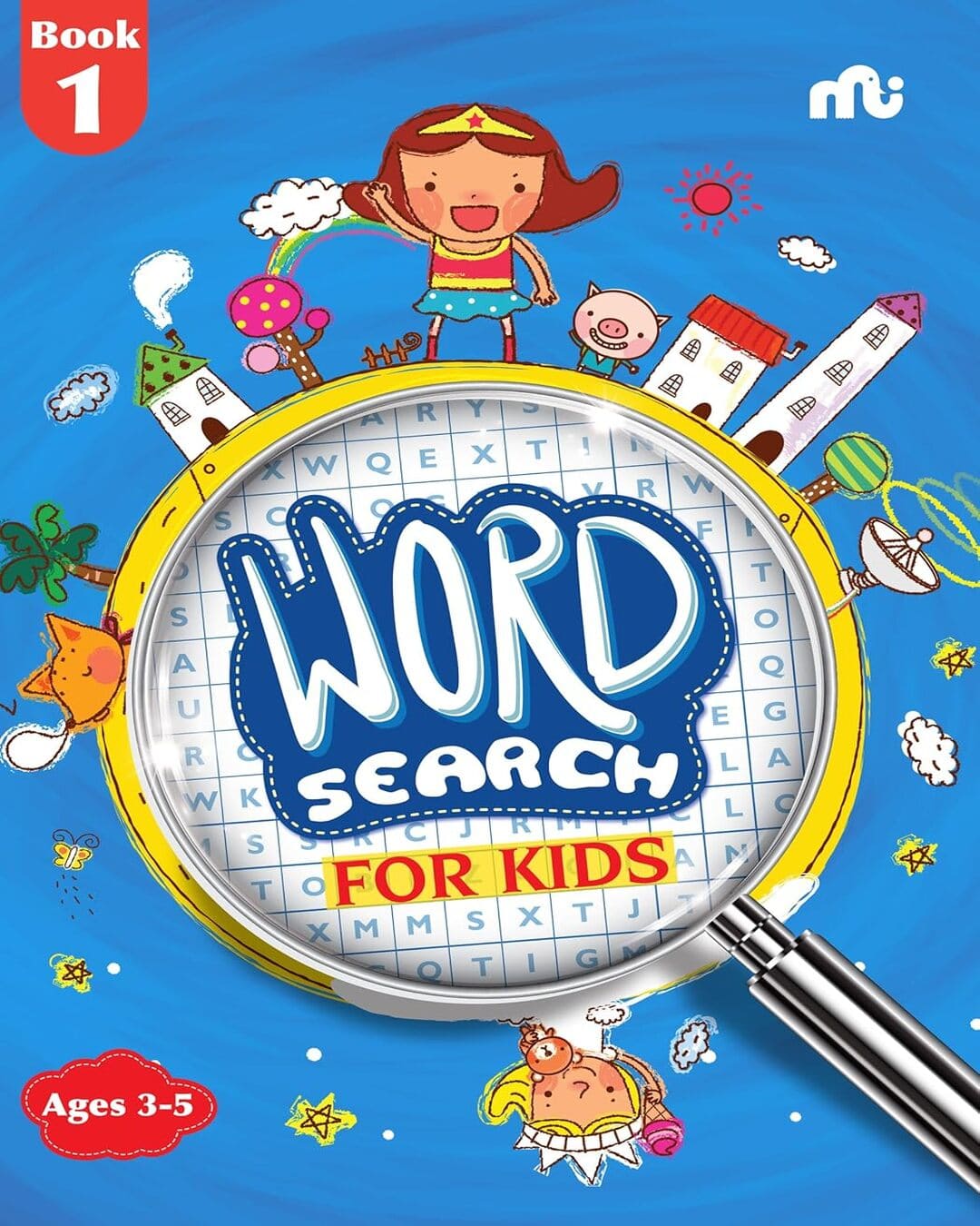 Word Search For Kids Book 1 by Moonstone [Paperback]