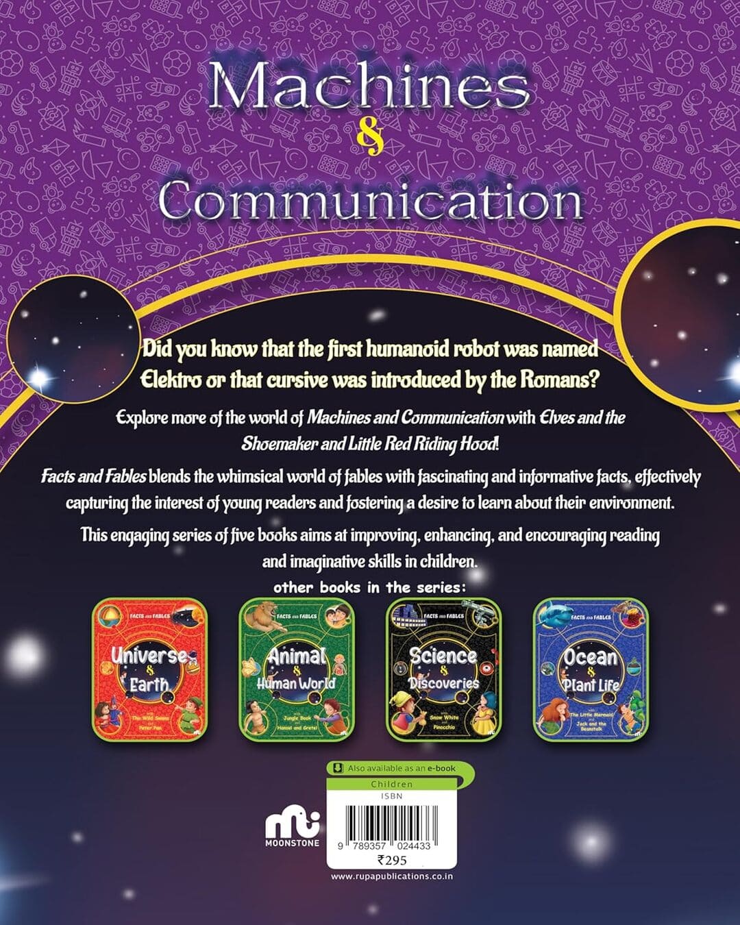 Facts And Fables Machines And Communication by Moonstone [Paperback]