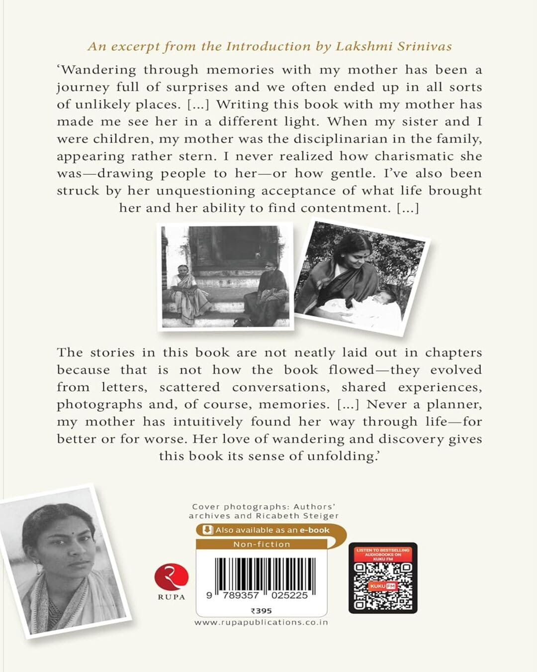 Rambling with Rukka: A Moving Memoir by Rukmini Srinivas [Paperback]