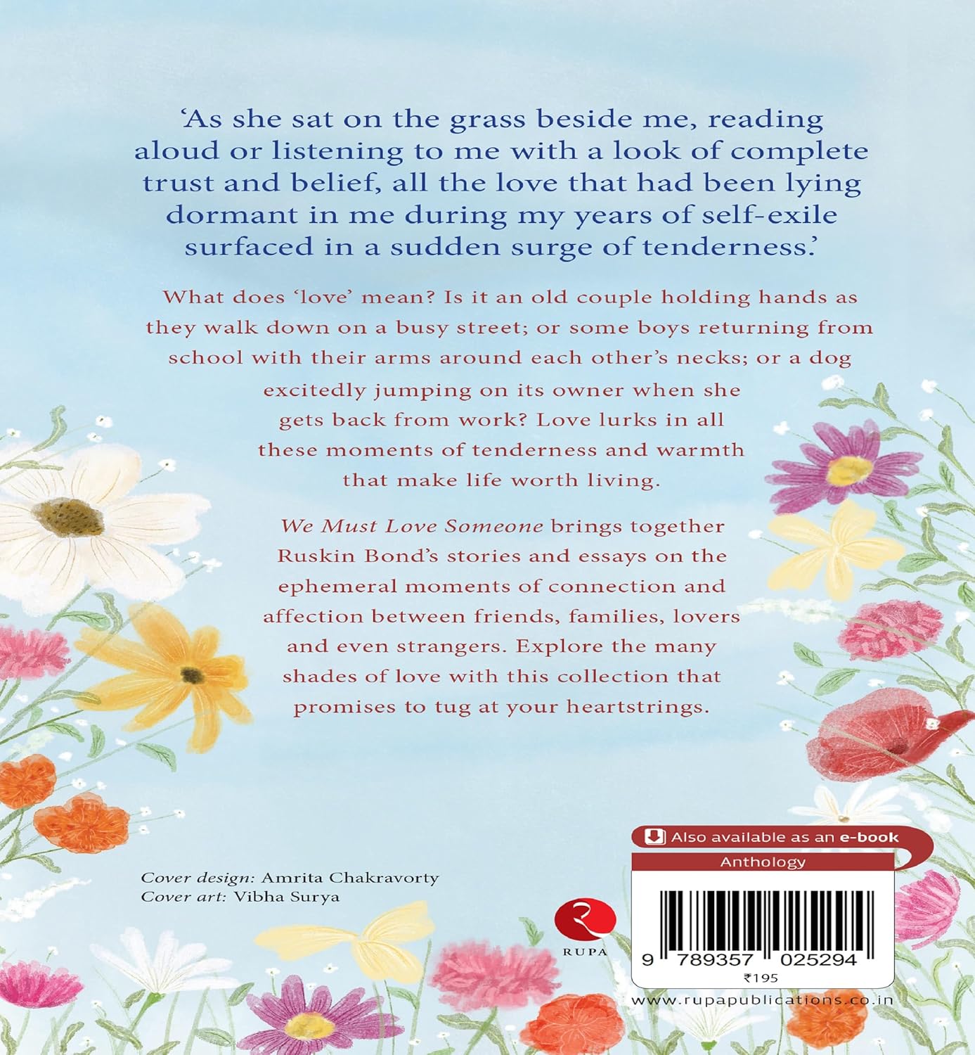 We Must Love Someone by Ruskin Bond [Paperback]