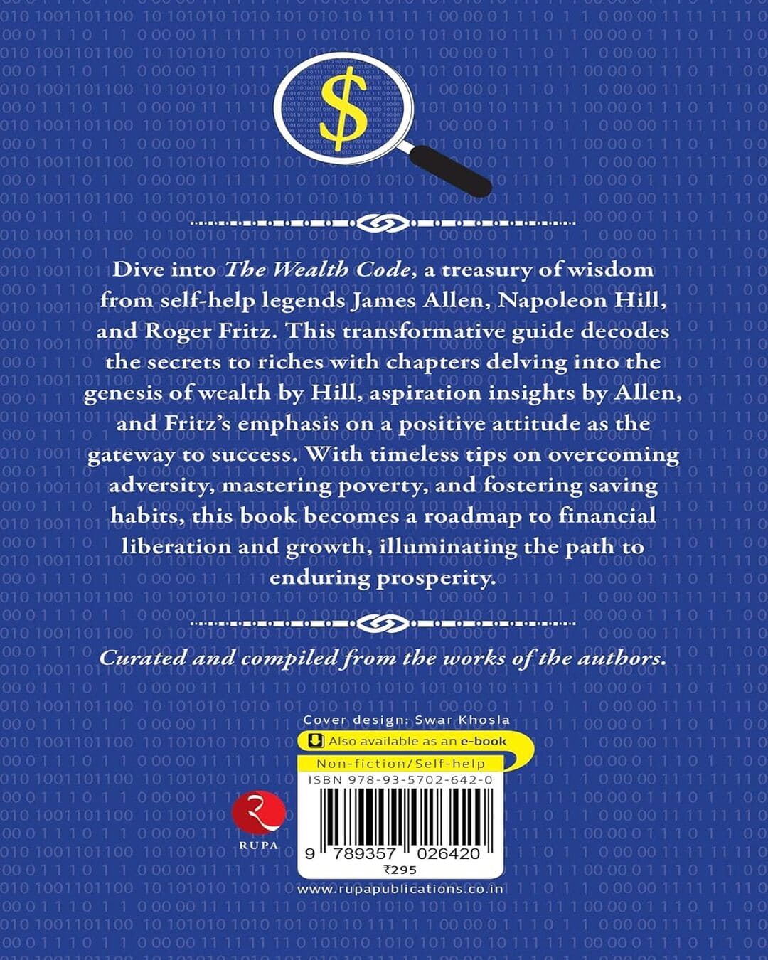 The Wealth Code: Cracking The Secrets To Becoming Rich by James Allen , Napoleon Hill, Roger Fritz [Paperback]