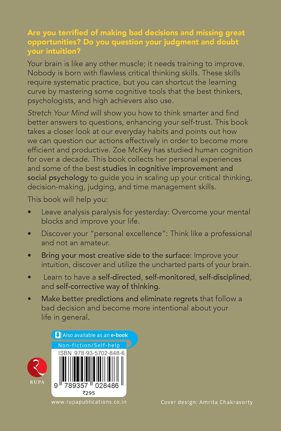 Stretch Your Mind: Live Life On Your Terms by Zoe McKey [Paperback]