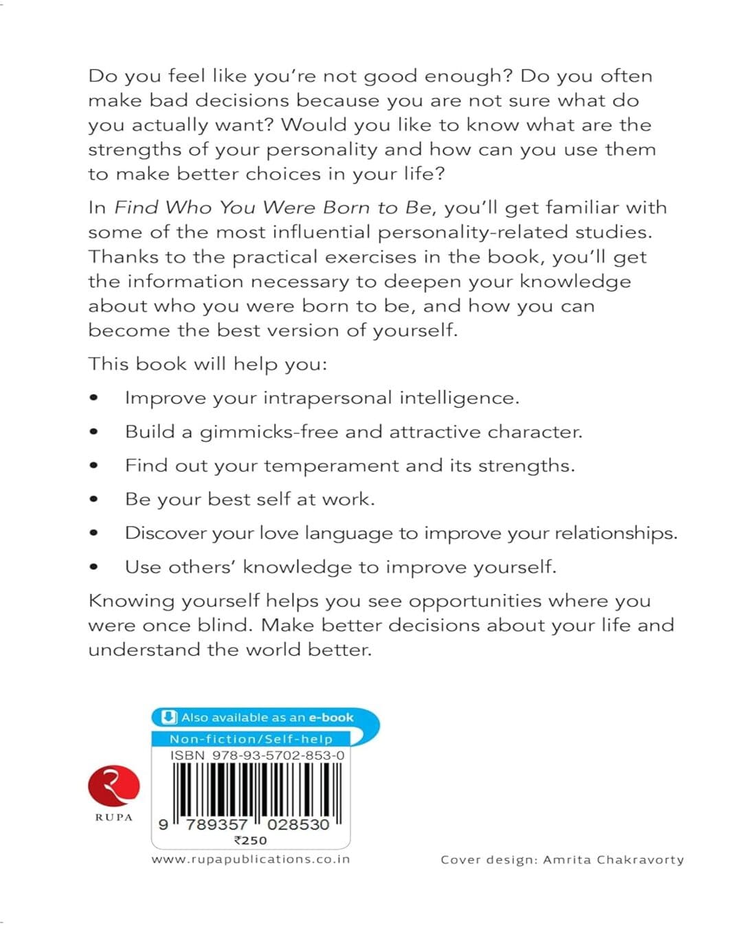 Find Who You Were Born To Be: Make Better Life Choices Than Suit Your True Needs by Zoe McKey [Paperback]