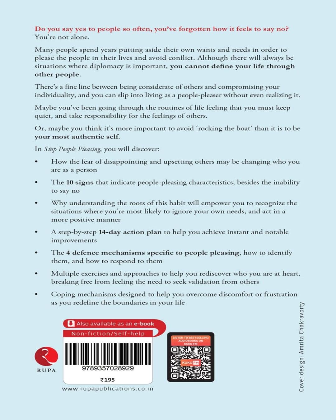 Stop People Pleasing How To Start Saying No by Chase Hill [Paperback]