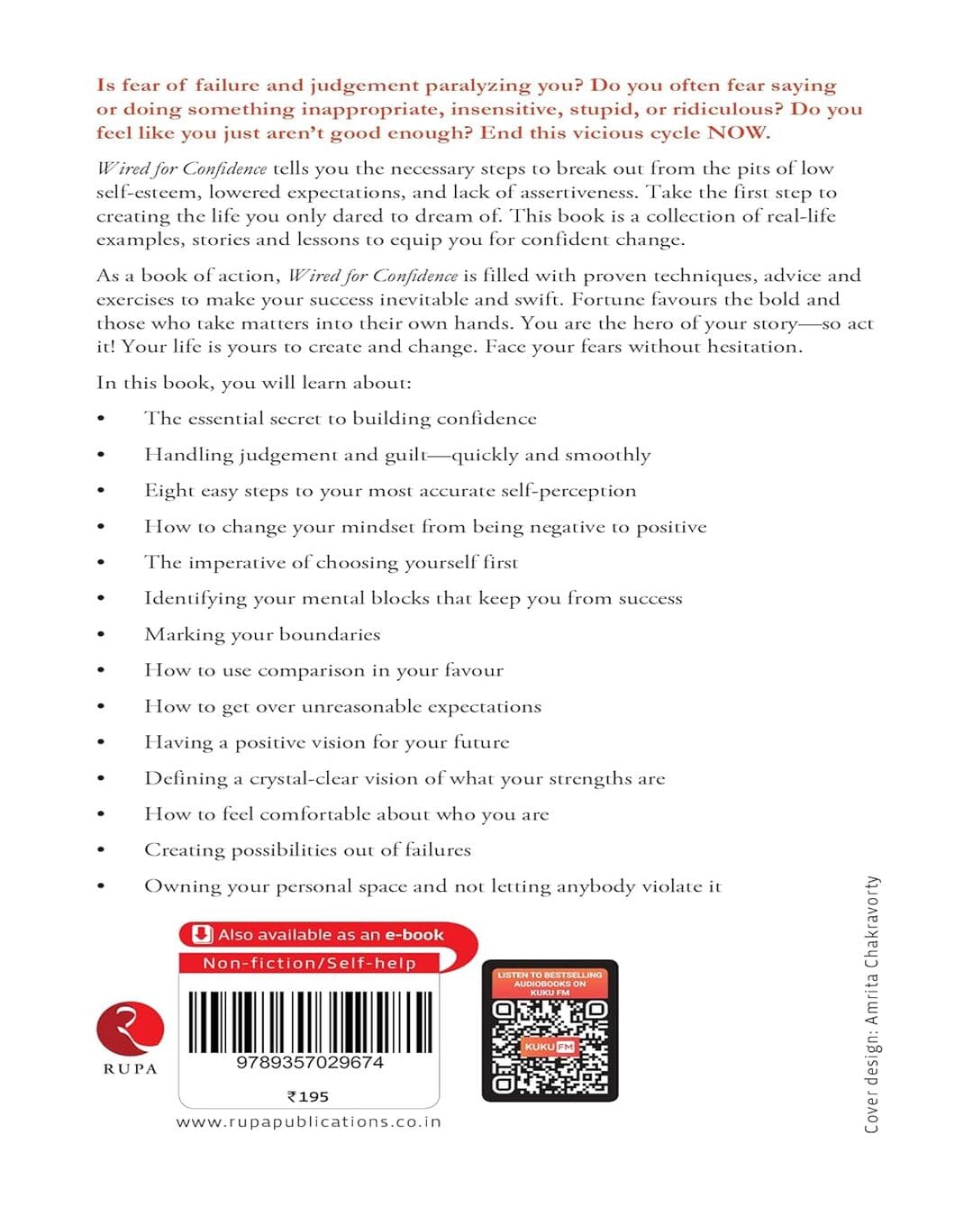 Wired For Confidence Toughen Up To Own Your Life by Zoe McKey [Paperback]
