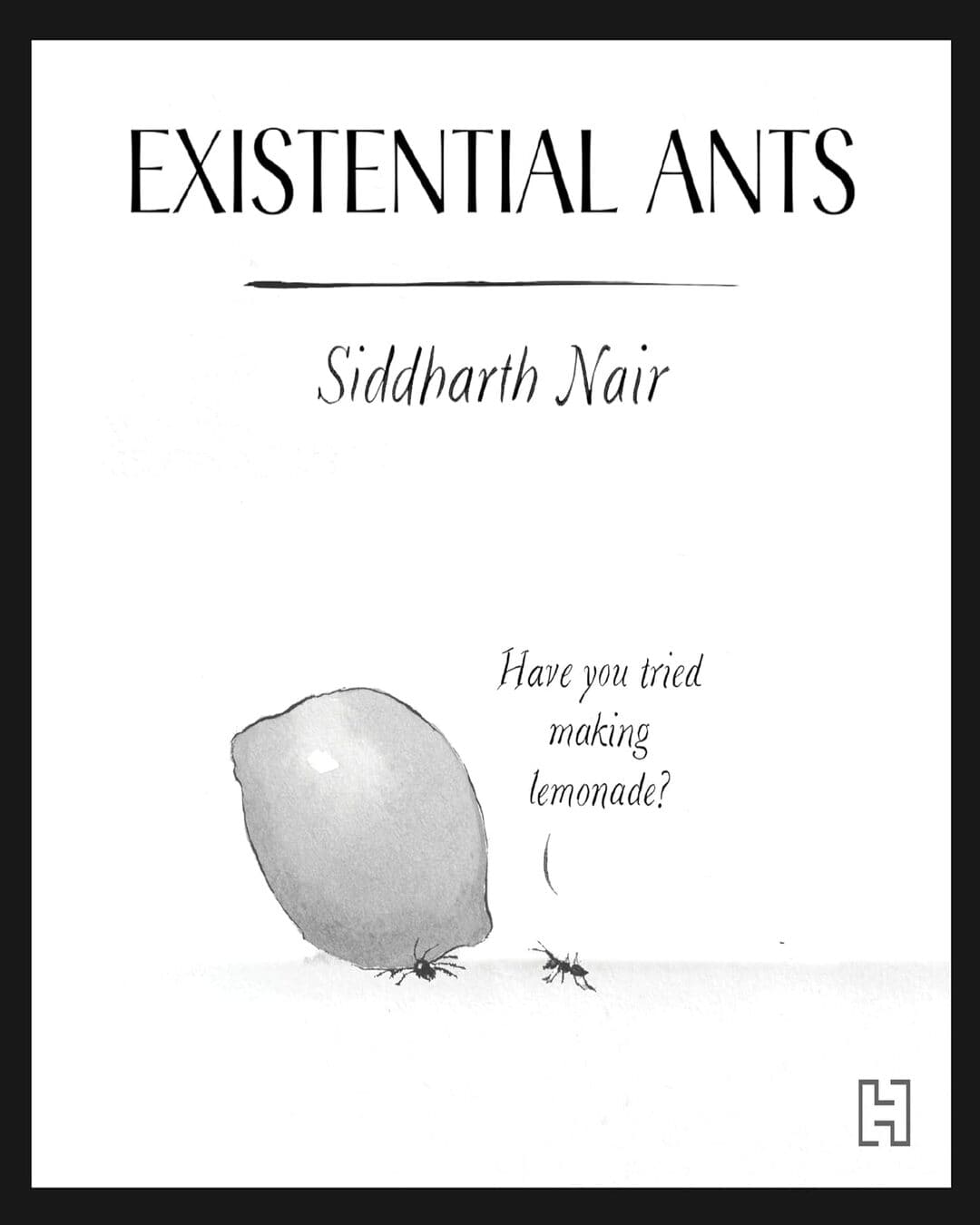 Existential Ants by Siddharth Nair [Hardcover]