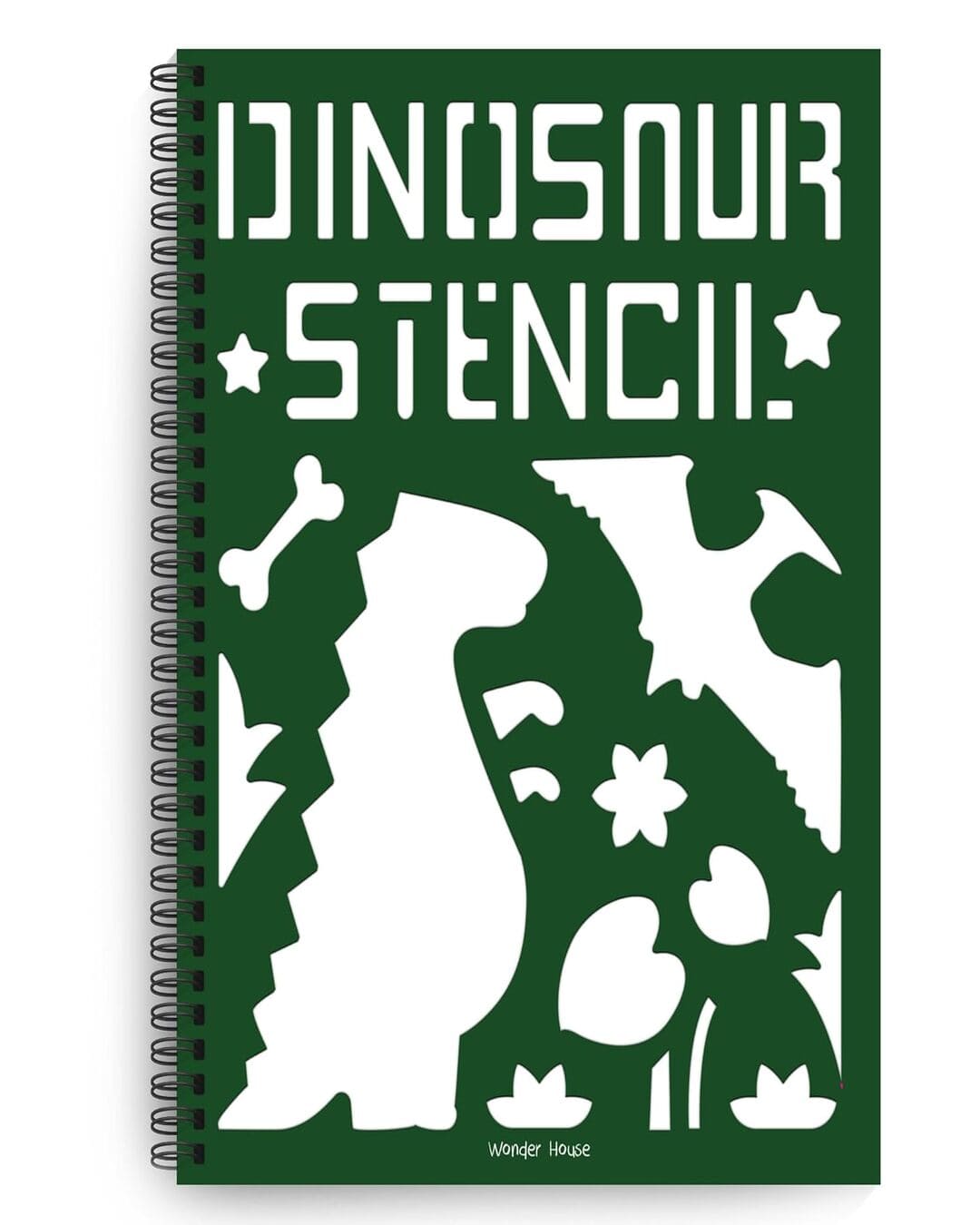 Stencil Book: Dinosaur by Wonder House Books [Board Book]