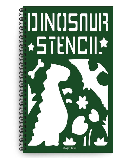 Stencil Book: Dinosaur by Wonder House Books [Board Book]