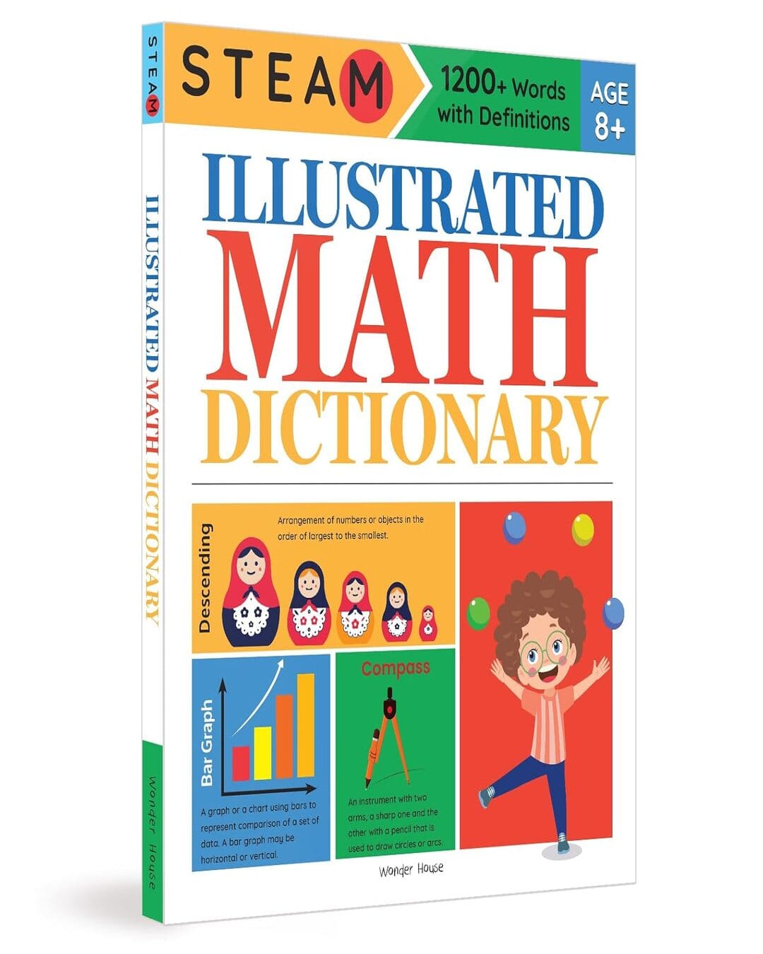 Maths Dictionary For Kids by Wonder House Books [Paperback]