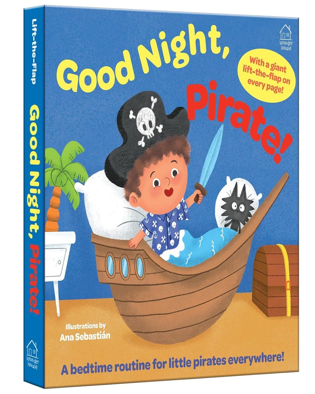 Sleep Tight, Pirate! (Lift The Flap) by Wonder House Books [Board Book]