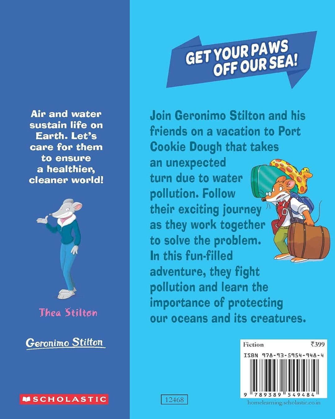 Geronimo Stilton: Mice To The Rescue #04: Get Your Paws Off Our Sea! by Geronimo Stilton [Paperback]