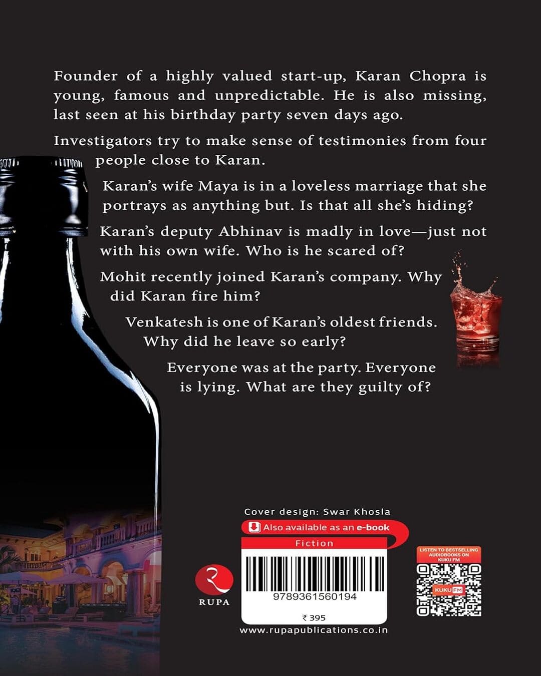 Party To A Crime by Rohithari Rajan [Paperback]