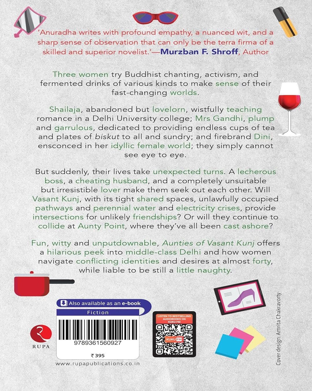 Aunties Of Vasant Kunj by Anuradha Marwah [Paperback]