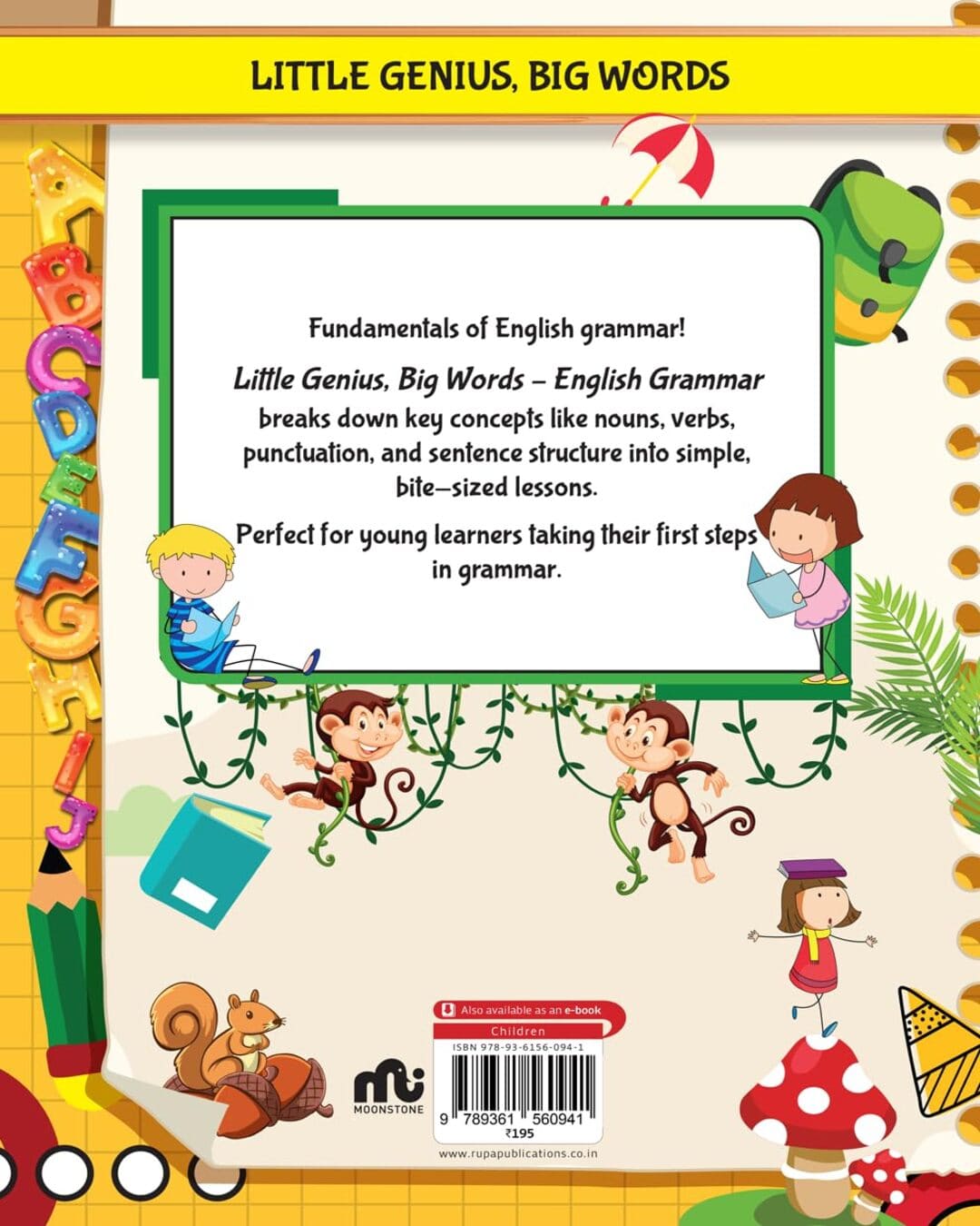 Little Genius,big Words: English Grammar Activity Book [Paperback]