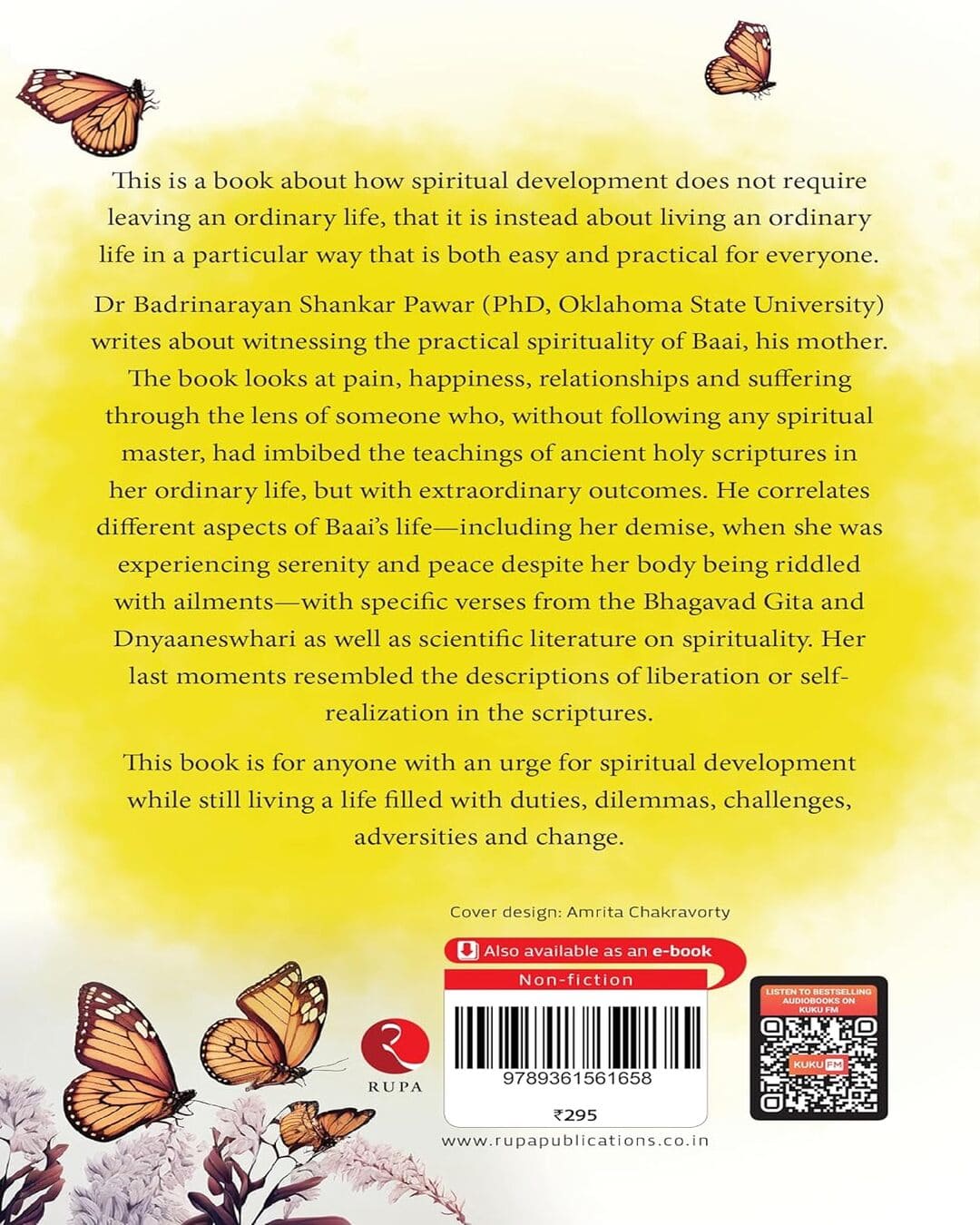 Everyday Spirituality : Lessons from the Ordinary Life of a Mother by Badrinarayan Shankar Pawar  [Paperback]