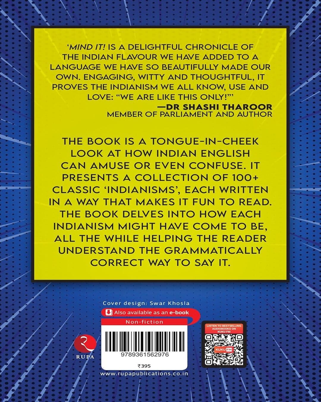 Mind it! A Tongue-in-Cheek Look at How Indian English Can Amuse and Even Confuse by Sandeep Nulkar [Paperback]