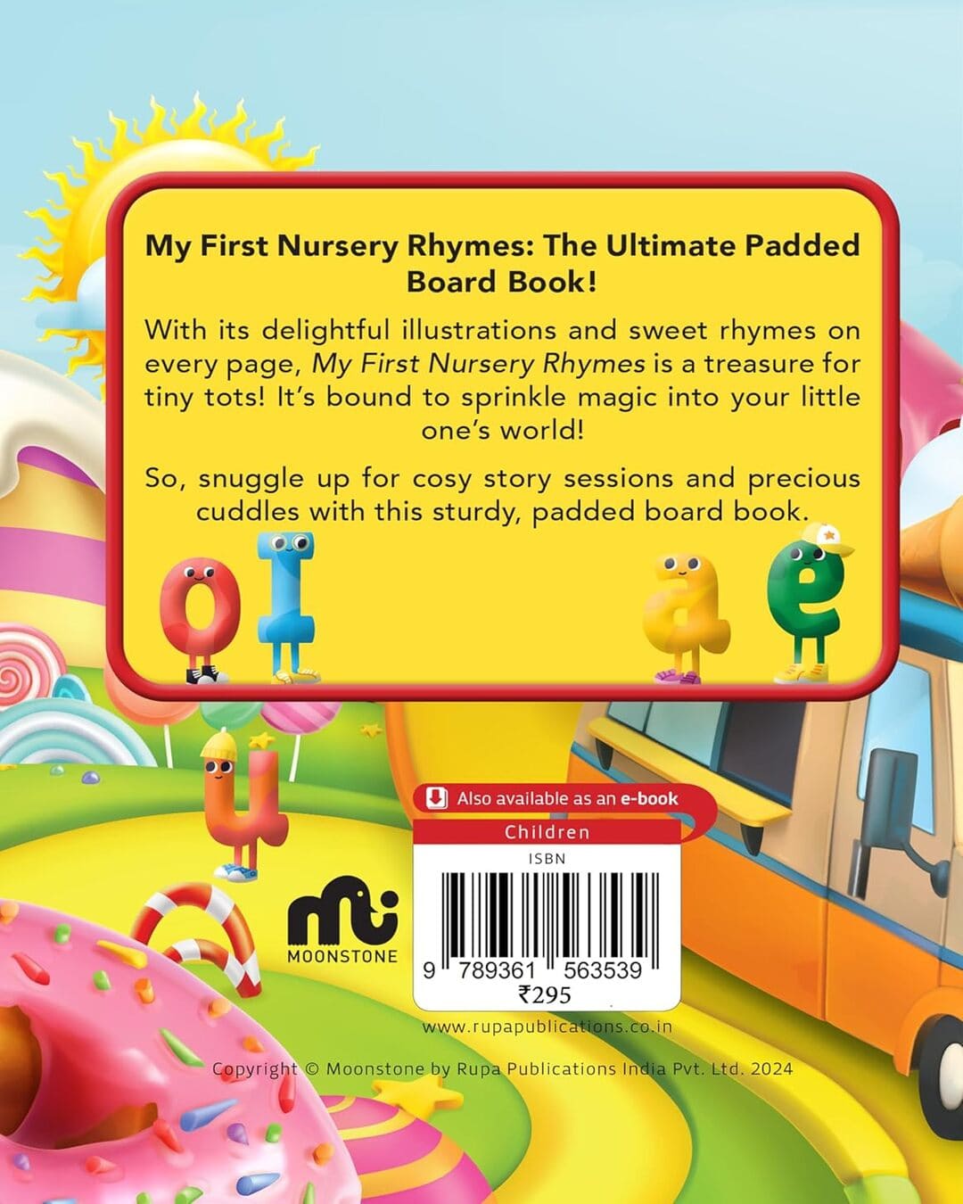 Paded Board Bok My First Nursery Rhymes by Moonstone [Board book]