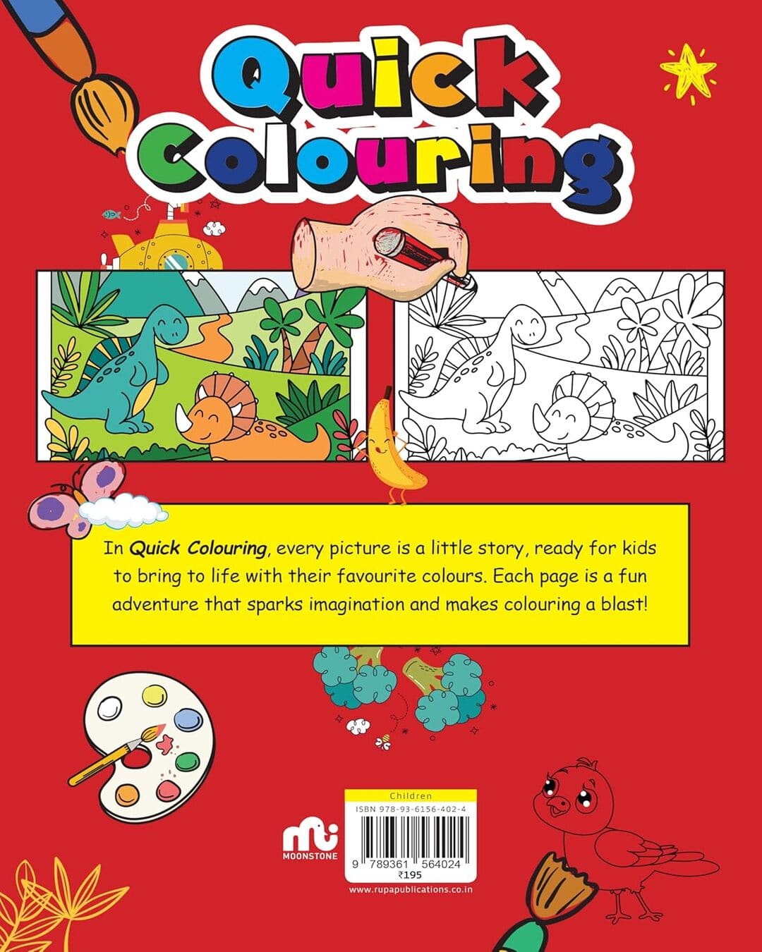 Quick Colouring by Moonstone [Paperback]