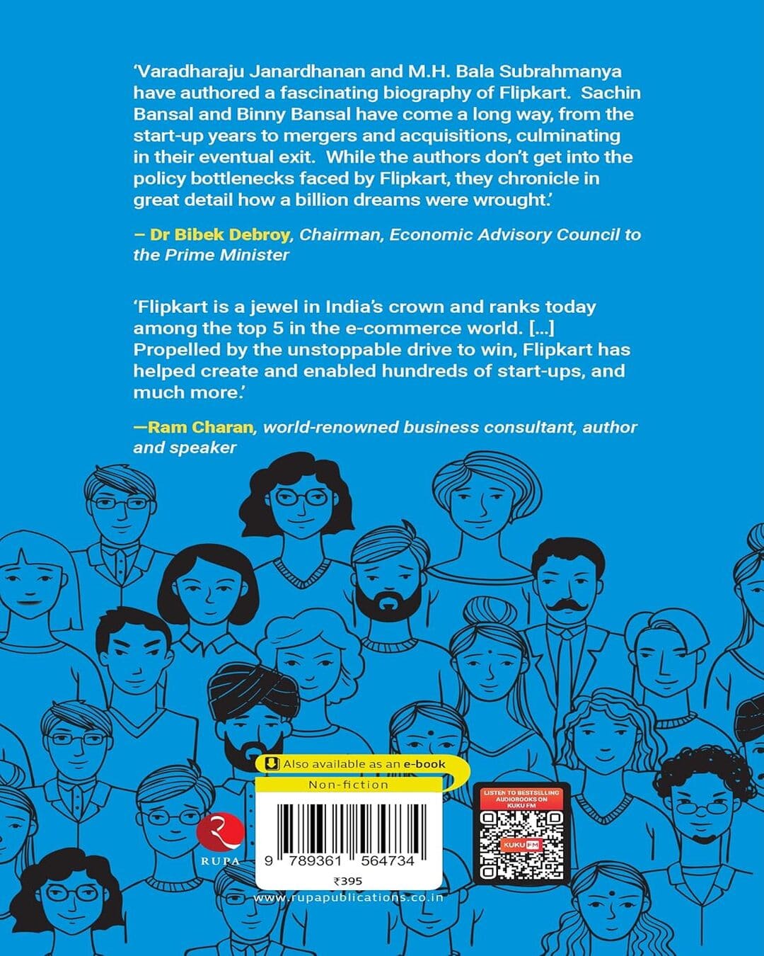 A Billion Dreams: Decoding Flipkart’s Growth Story by Varadharaju Janardhanan and M.H. Bala Subrahmanya [Paperback]