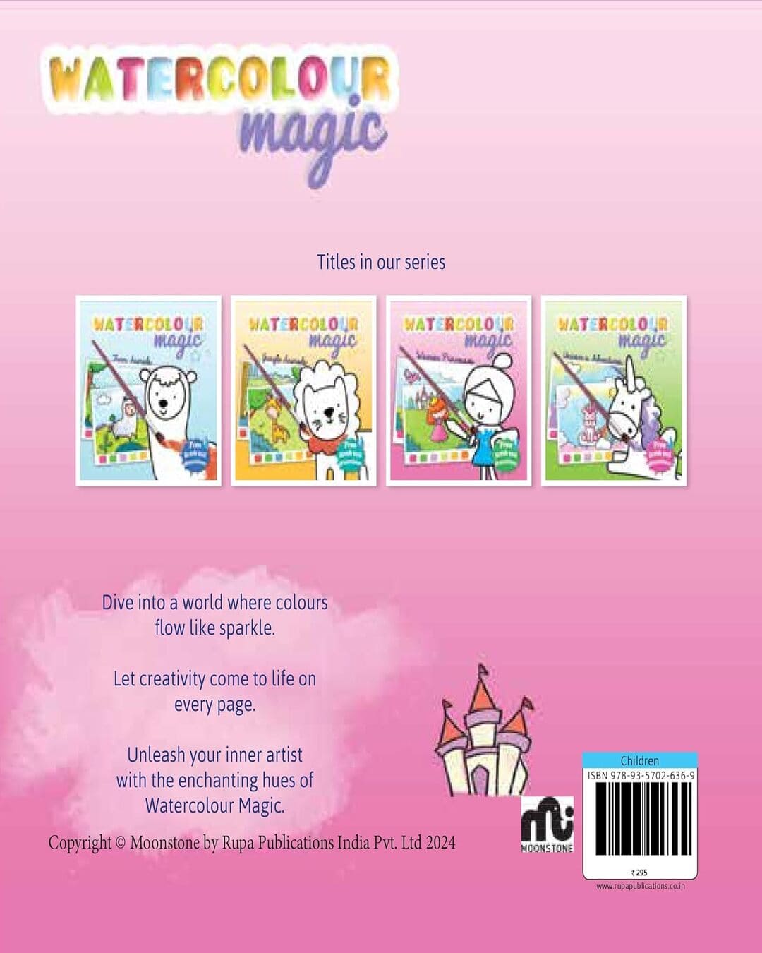 Watercolour Magic: Warrior Princesses by Moonstone [Paperback ]