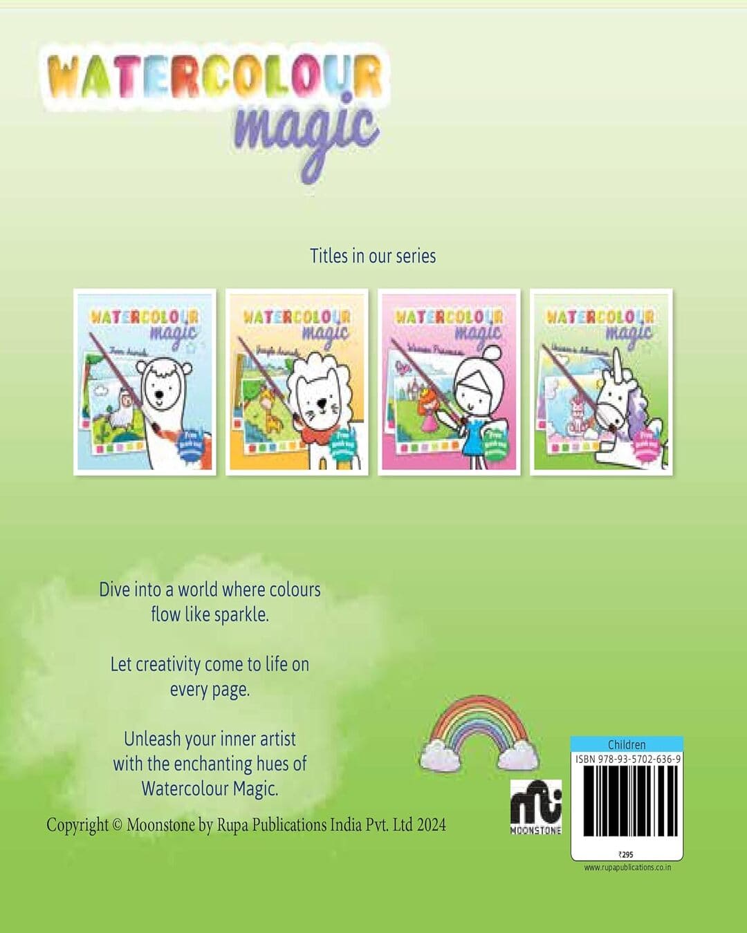 Watercolour Magic: Unicorn’s Adventures by Moonstone [Paperback]