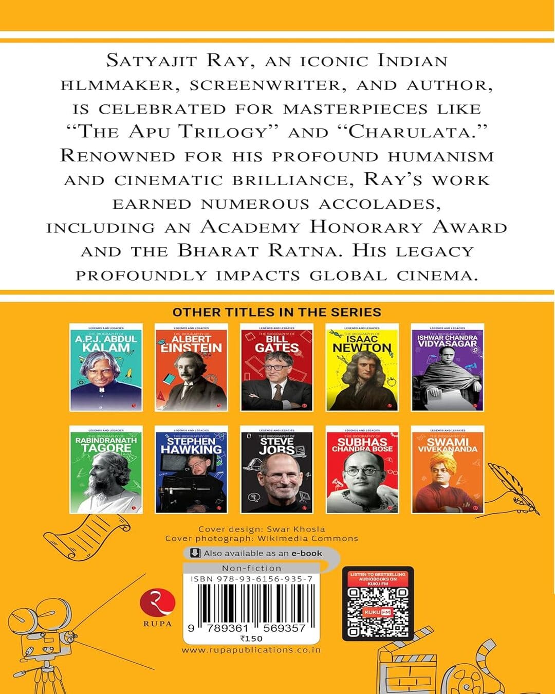 Legends and Legacies : The Biography of Satyajit Ray [Paperback]