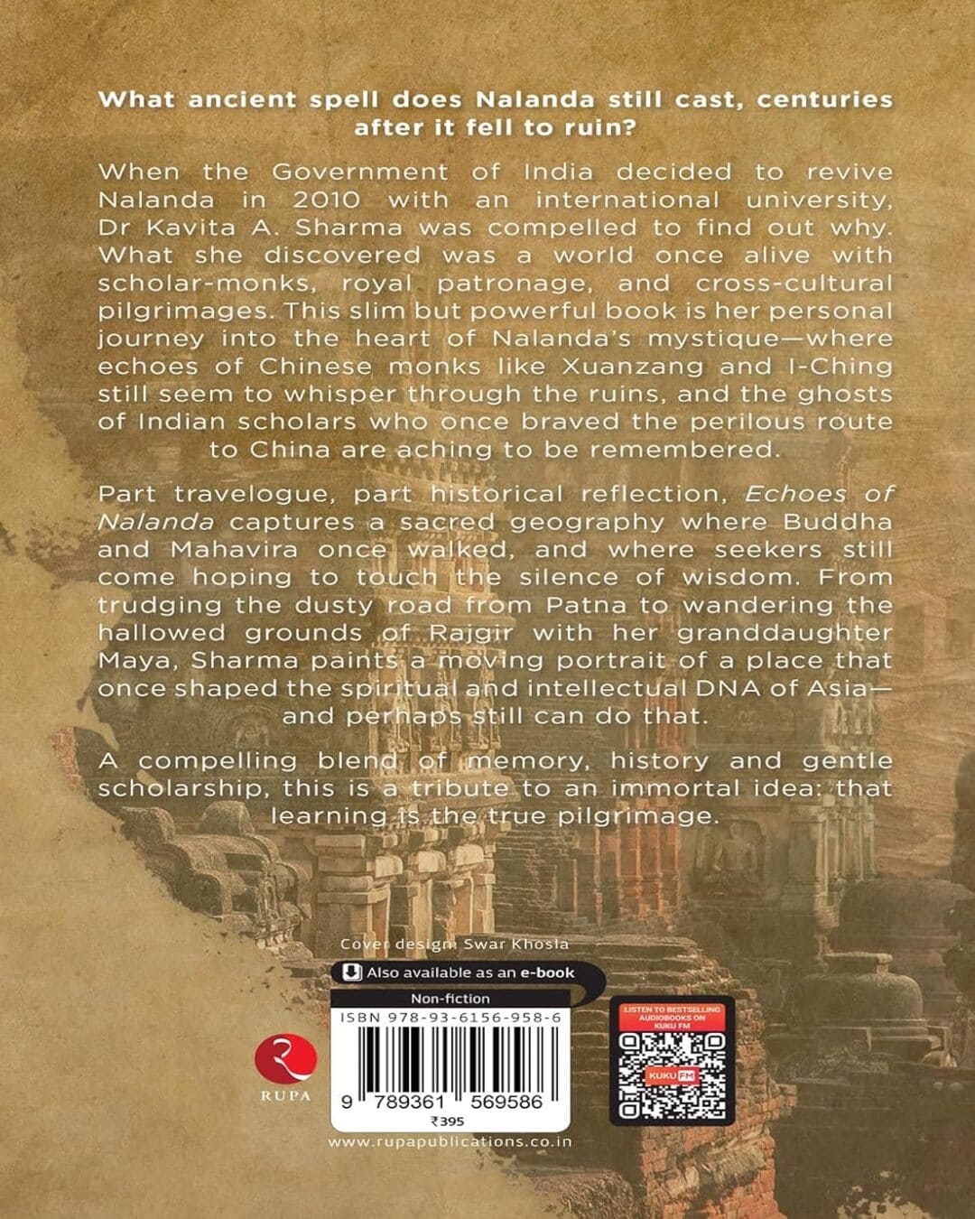 Echoes Of Nalanda by Kavita A. Sharma [Paperback]