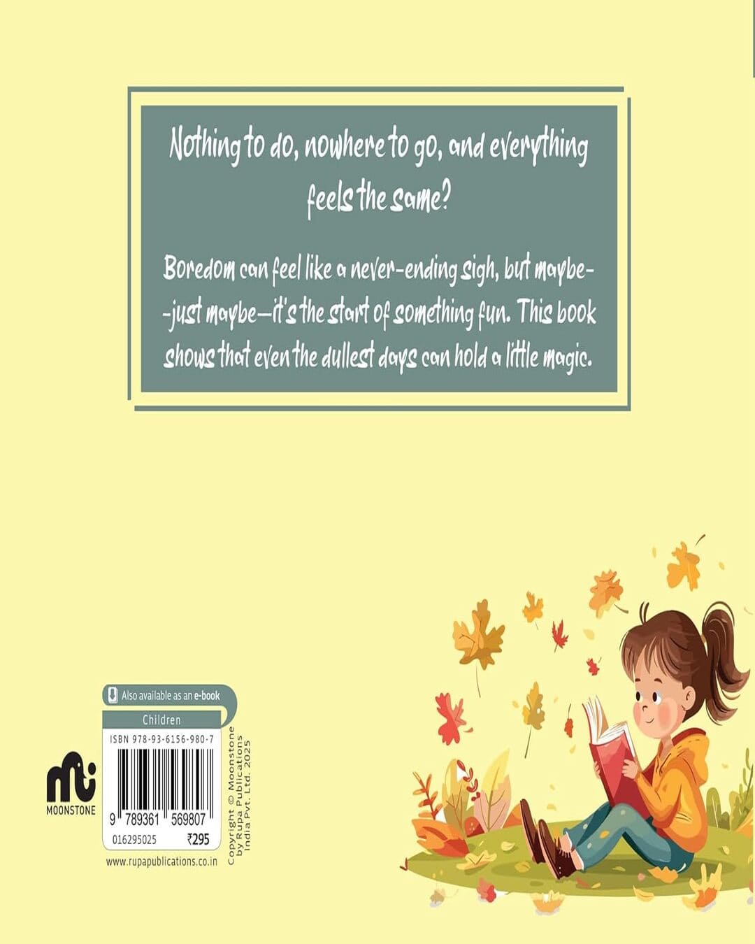 Why I Feel Bored by Moonstone [Hardcover]