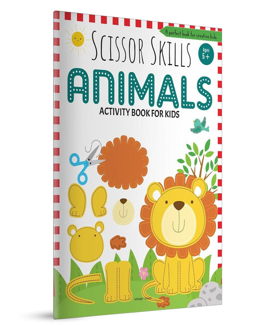 Scissor Skills: Animal (Activity Book For Kids) by  Wonder House Books [Paperback]