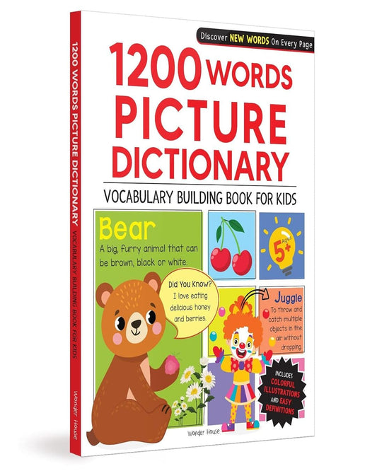1200 Words Picture Dictionary by Wonder House Books [Paperback]