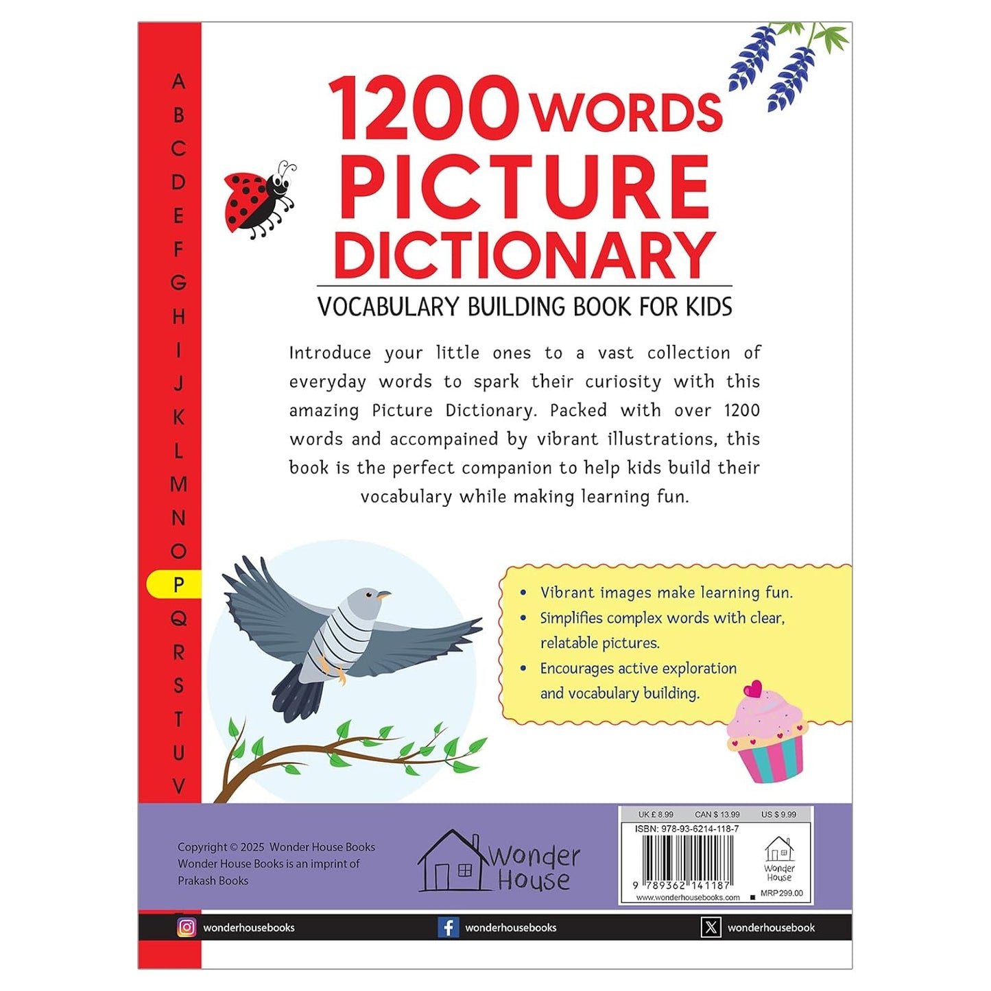 1200 Words Picture Dictionary by Wonder House Books [Paperback]