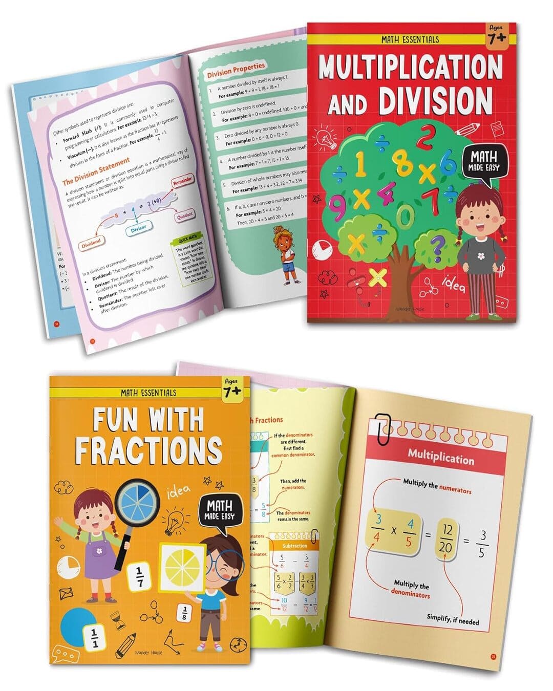 Math Made Easy Maths Essentials (Shrink Wrap) by Wonder House Books [Paperback]