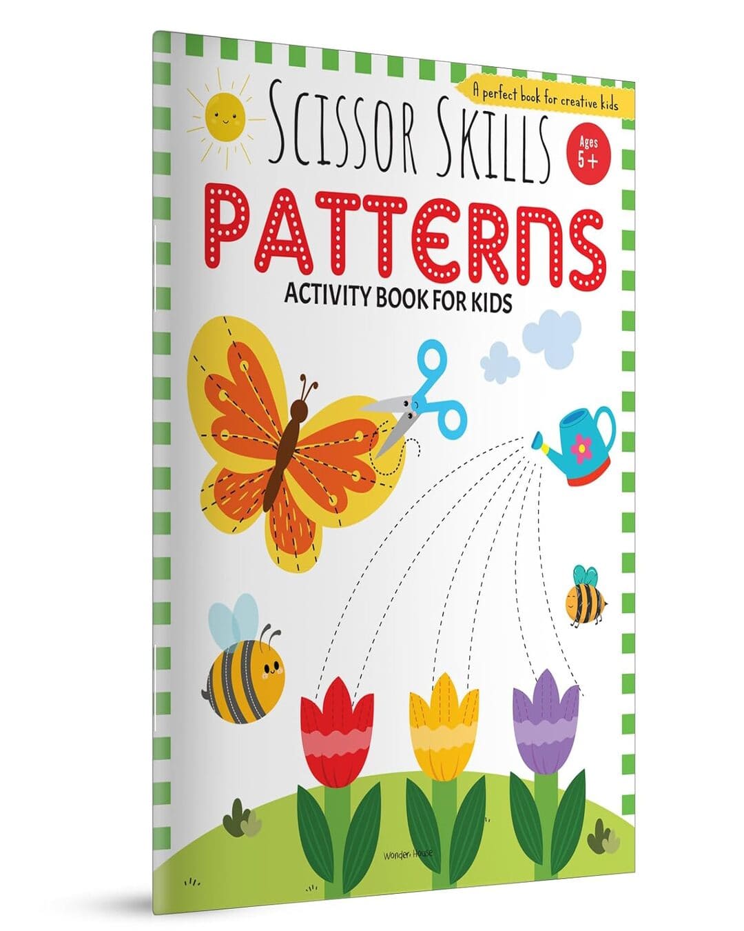 Scissor Skills: Patterns (Activity Book For Kids) by Wonder House Books [Paperback]